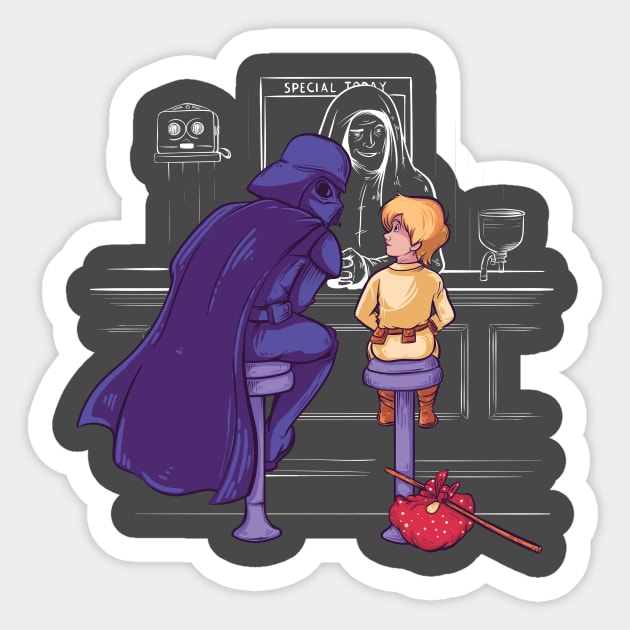 The runaway Sticker by Alberto83aj